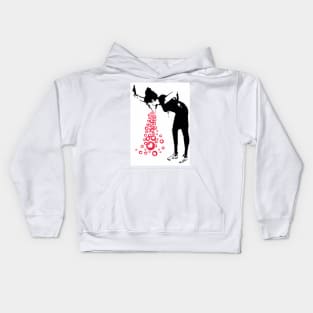 vomitting social Hearts 2 Kids Hoodie